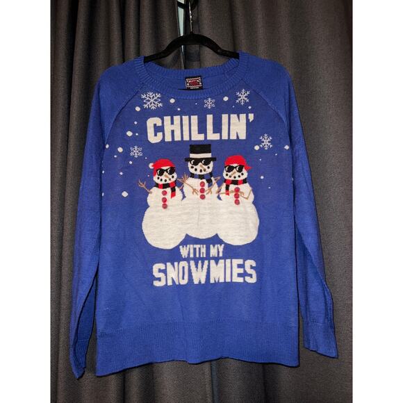 Ugly Christmas Sweater Sweaters - Ugly Christmas Sweater Xmas Size Large
